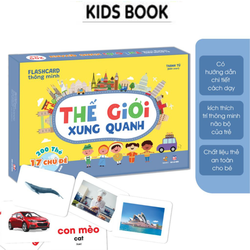 Set of 200 Smart Learning Cards for Children Standard Glenn Doman ...