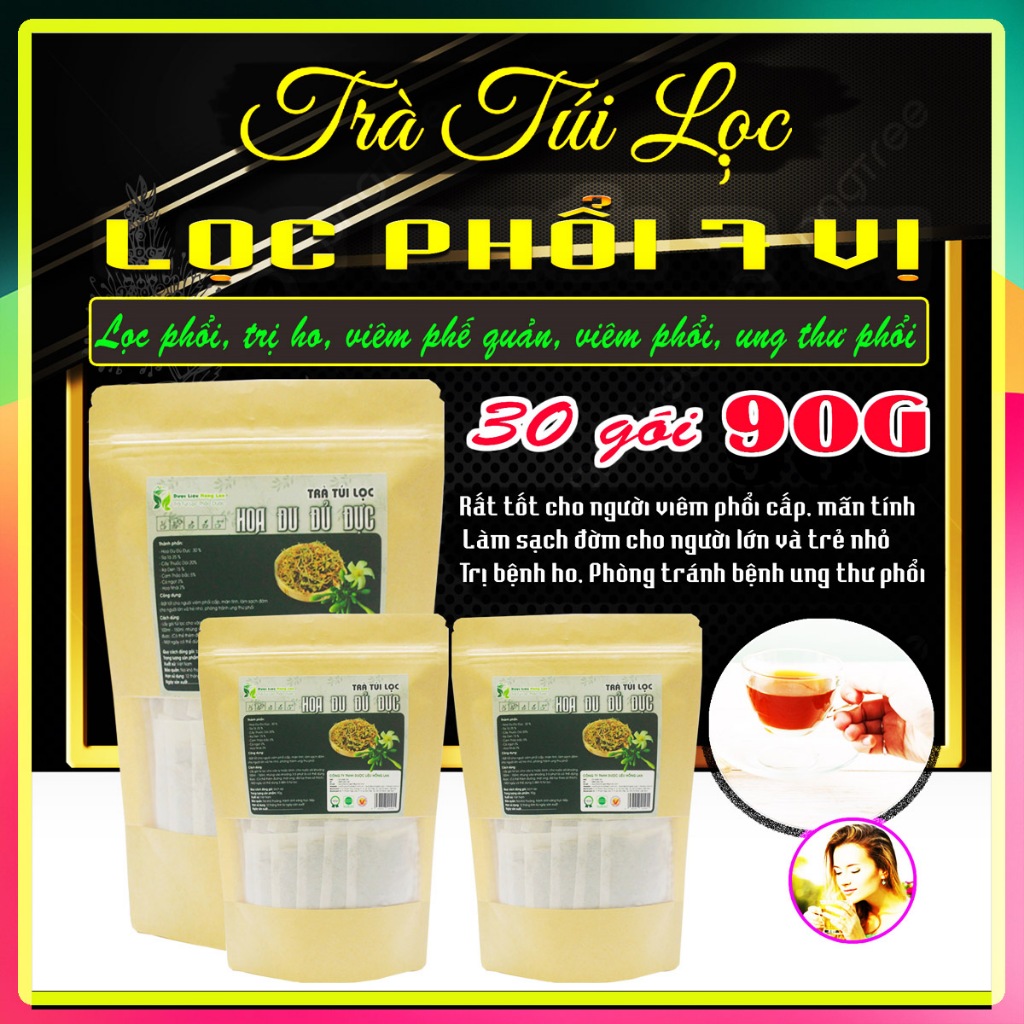 Lung Filter Tea with 7 flavors of Papaya Flower, Maggot Medicine ...