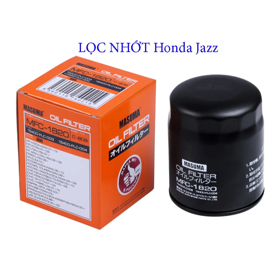 Japanese Jazz Masuma oil filter, Honda Jazz auto parts | Shopee Philippines