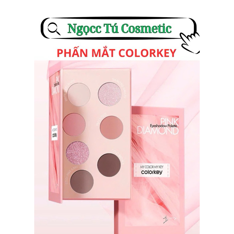 COLORKEY Eye Palette - Pink Diamond 7 Color Eyeshadow | Shopee Philippines