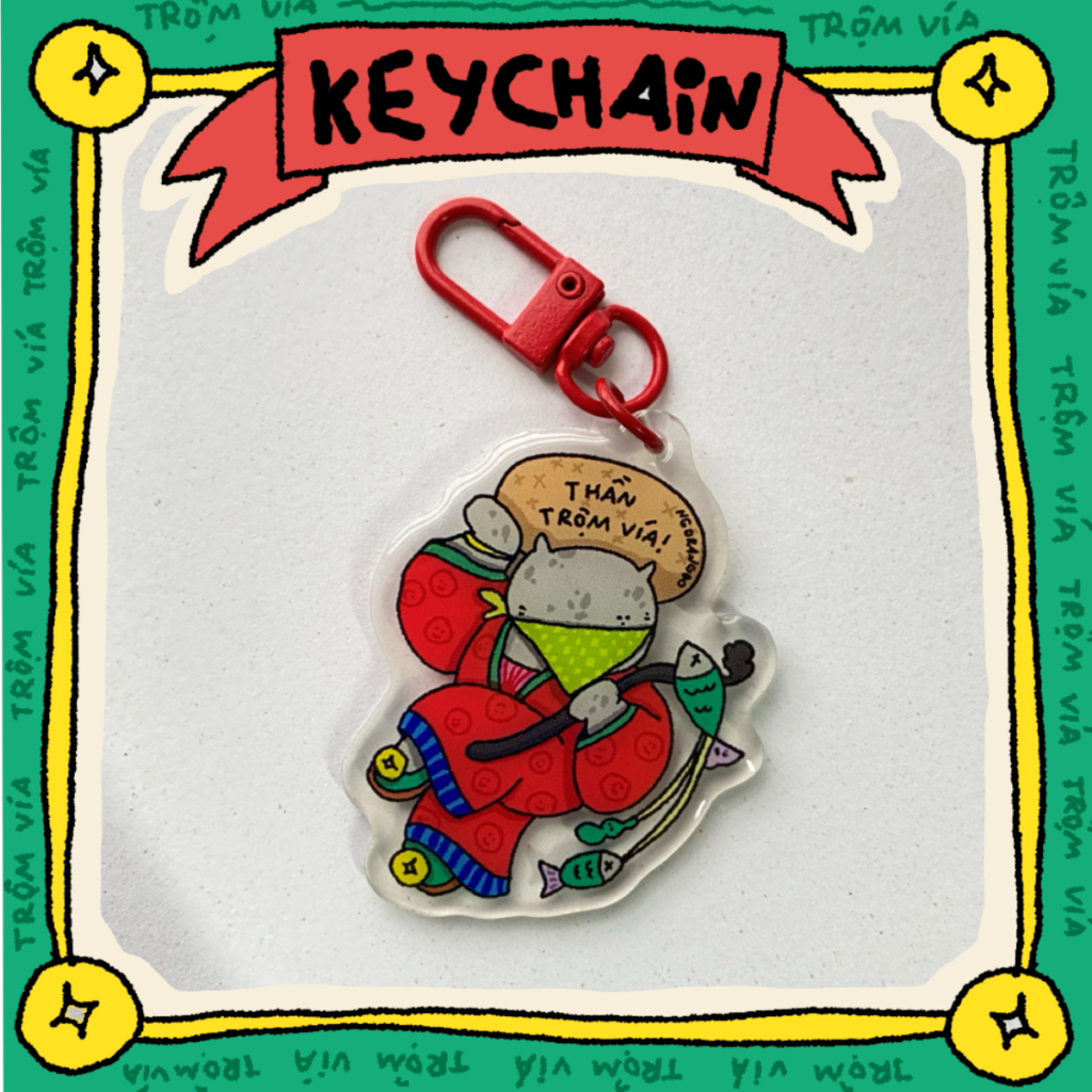 TRI Thief Keychain - Cute, inanimate Keychain - Ngorangbo | Shopee ...