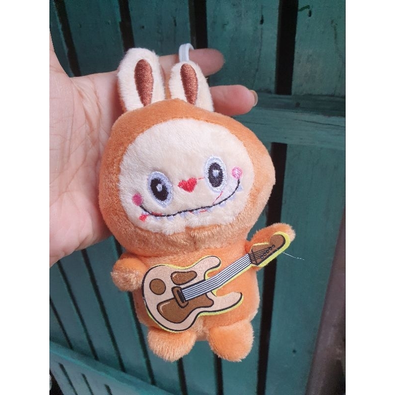Labubu teddy bear 15cm with hanger | Shopee Philippines