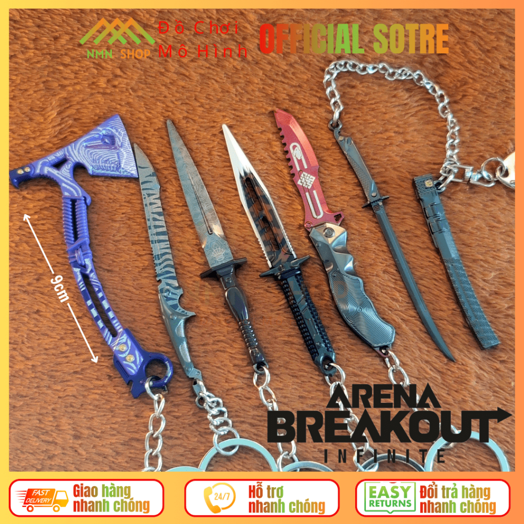 [6 Models] Arena Breakout game equipment simulation keychain 9cm ...