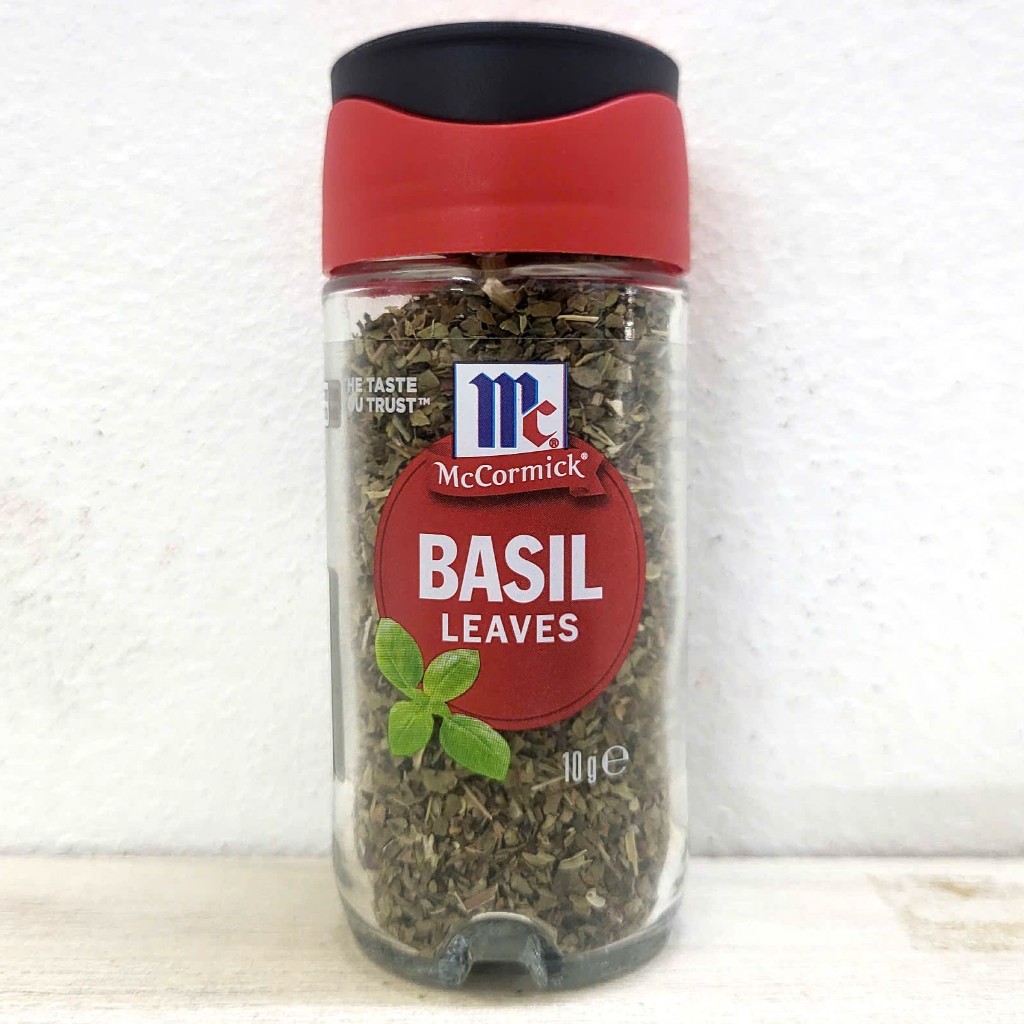 MCCORMICK (10g BASIL Jar) Basil Leaves The Herb & Spice Experts ...