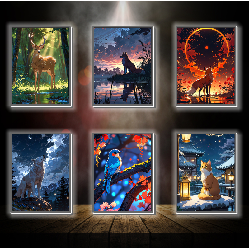 3D color-changing led light painting with 3 modes - 3D led light ...