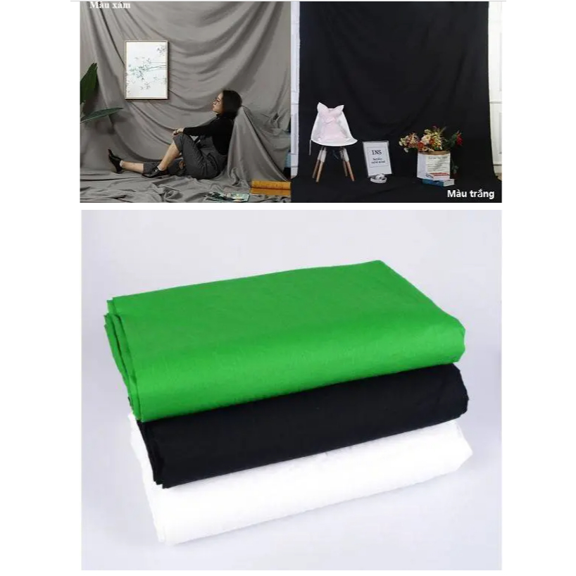 Black studio anti-wrinkle multi-colored fabric backdrop for textile ...