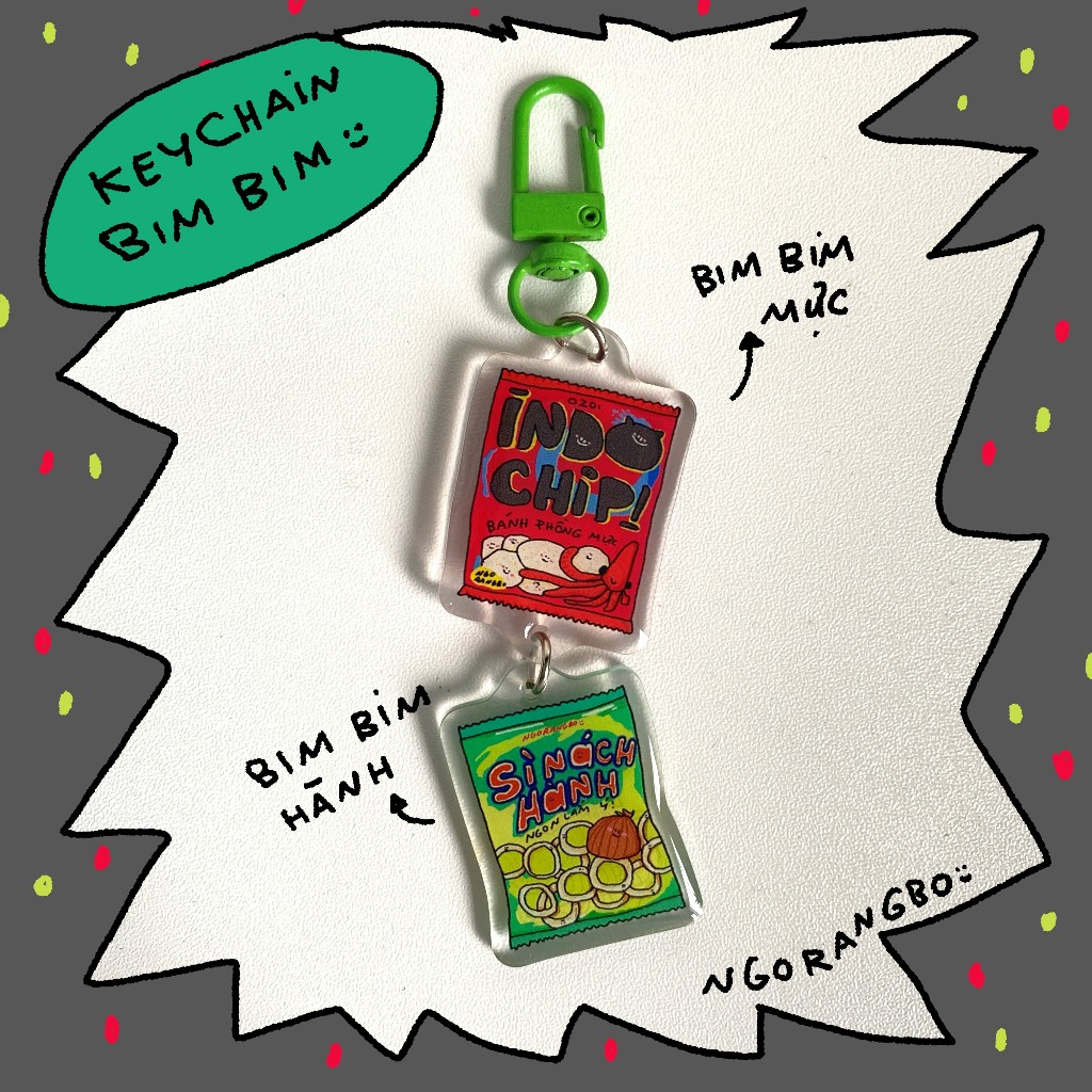 TRI Bim bim Keychain - Cute, inanimate Keychain - Ngorangbo | Shopee ...