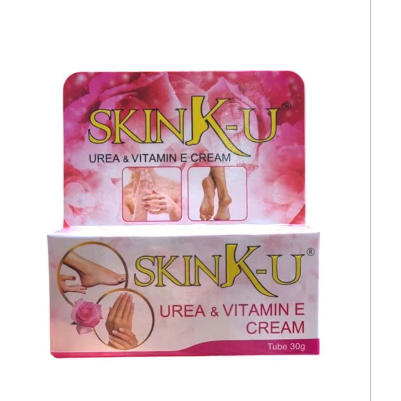 Skink-U skin softening cream Tube 30g (Softens skin, cracked heels ...