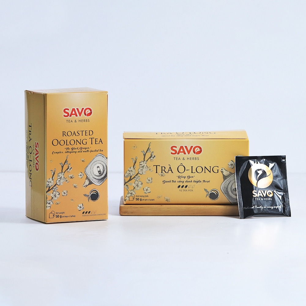 Savo Roasted Oolong Tea Bags (Box of 25 packs) | Shopee Philippines
