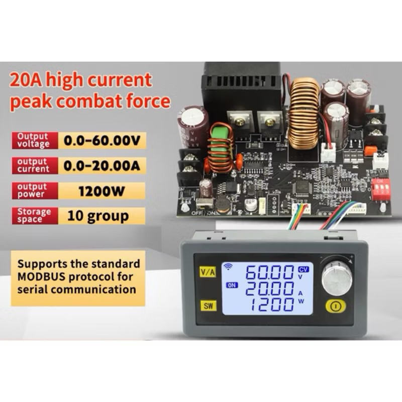 Voltage and current control panel 1200w 60V20A XY6020L equivalent to ...
