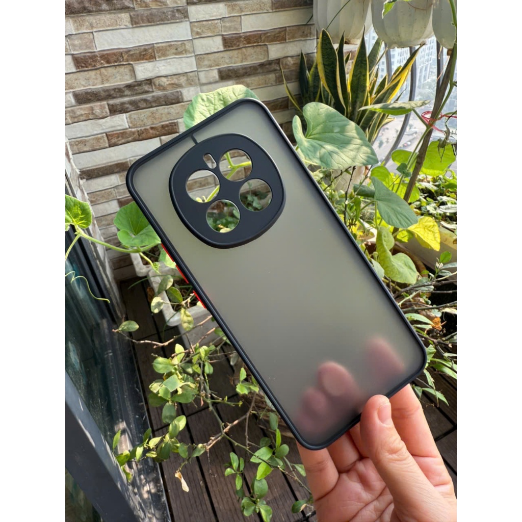 Honor Magic 7, Magic 7 Pro matte case with flexible edges, hard back ...