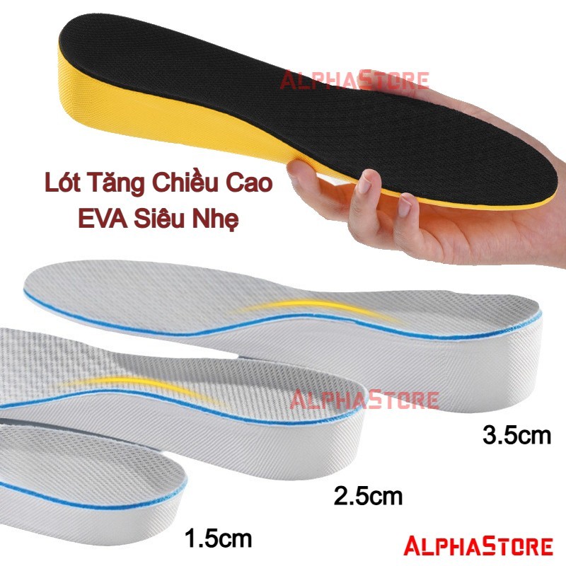 EVA Height Increasing Padded Insoles - Heel Lift, Height Increasing ...