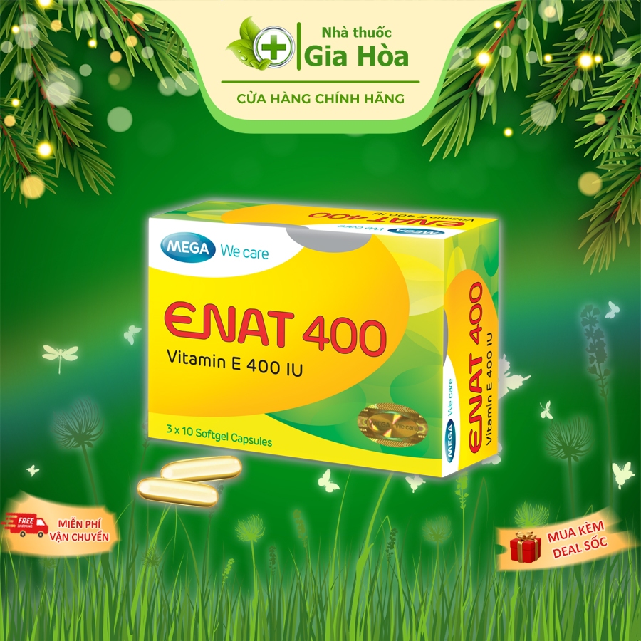 Enat 400 Mega - Vitamin E (Box of 30 tablets) | Shopee Philippines