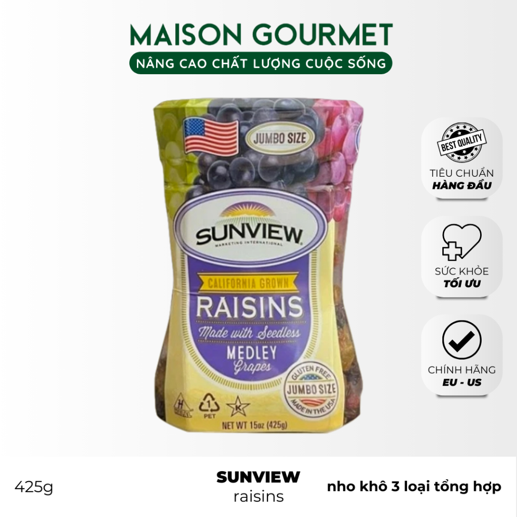Sunview RAISINS SYNTHETIC PREMIUM RAISINS (425g) | Shopee Philippines