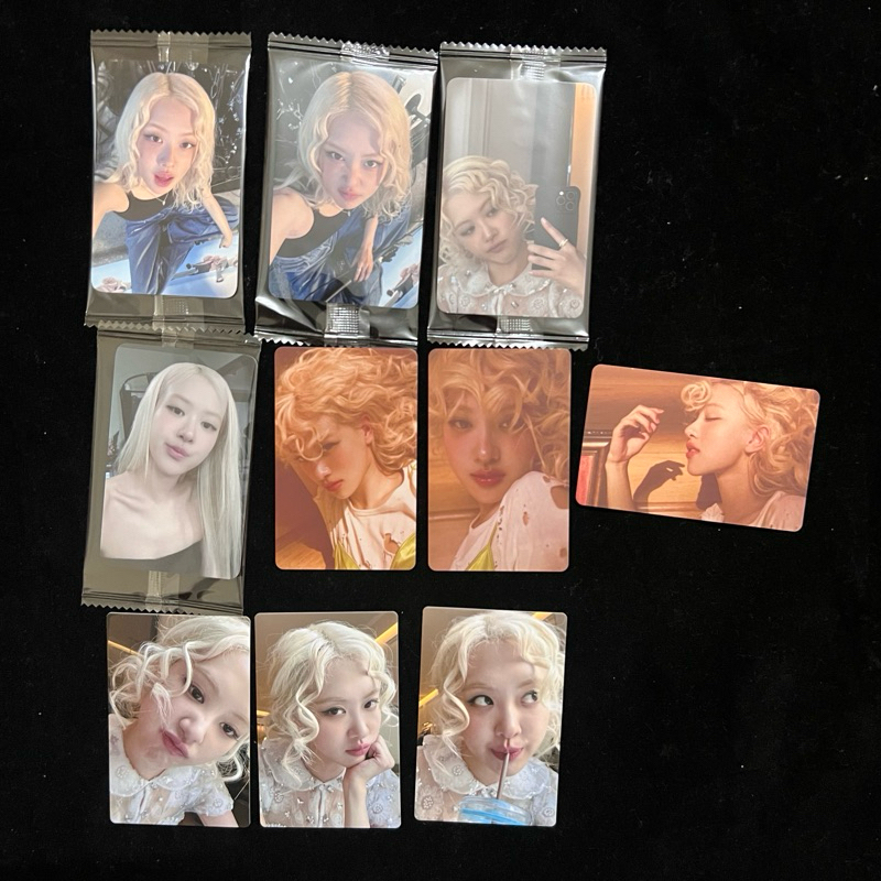 Photocard BLACKPINK ROSÉ Album ROSIE KTOWN K4 Genuine OFFICIAL | Shopee ...