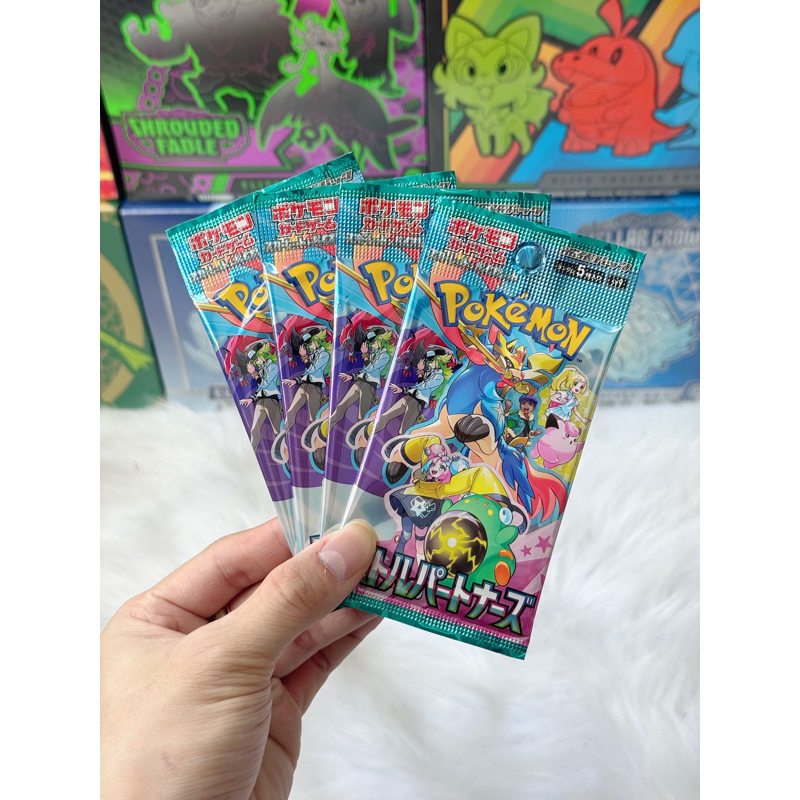 Battle Partners 1 Pack Japanese Pokmon Scarlet & Violet Battle Partners SV9  1 Pack Japanese Trading Cards - 5 Cards Per Pack Battle Partners Pokmon  TCG Cards