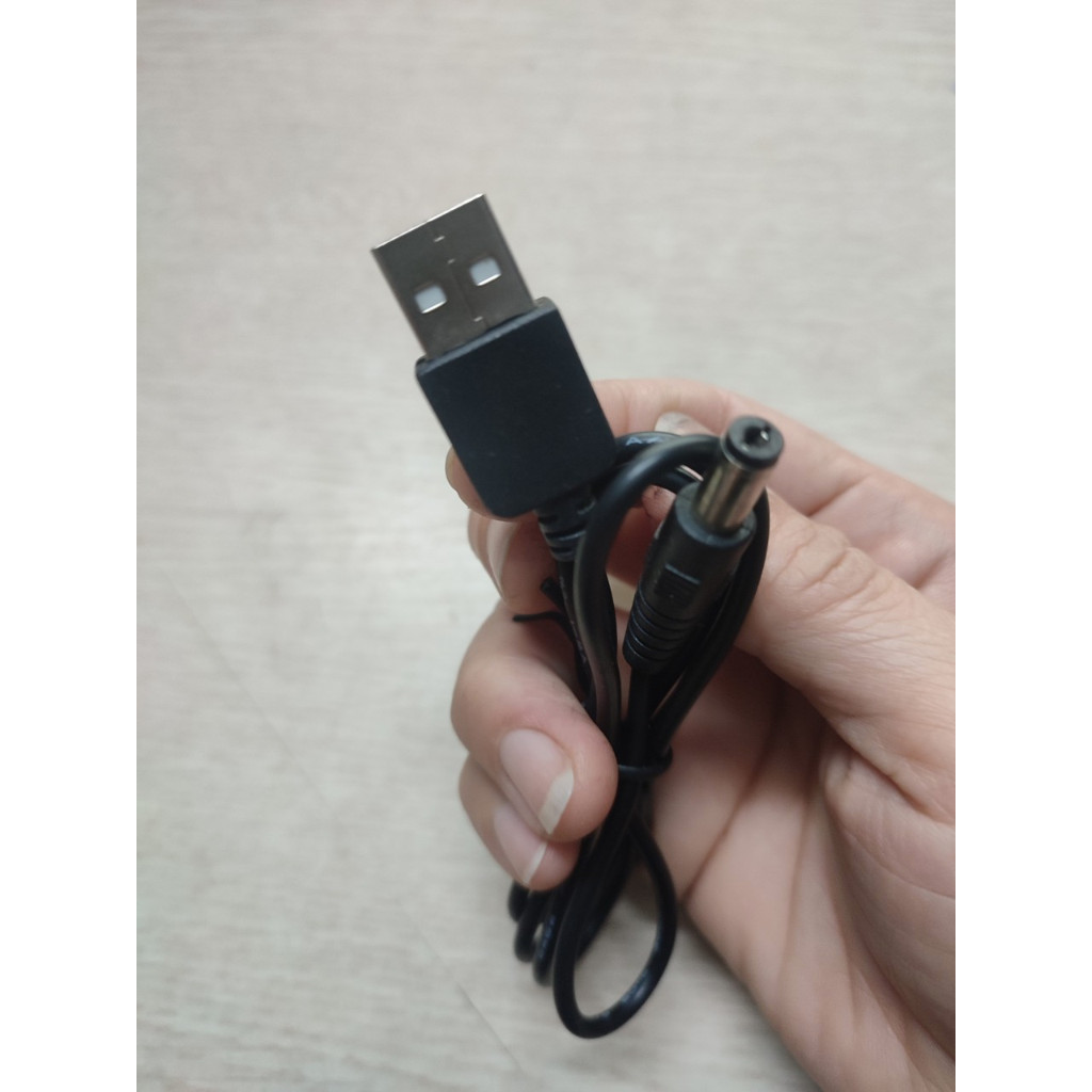 Conversion cord from USB port to round pin, large and small head, pin ...