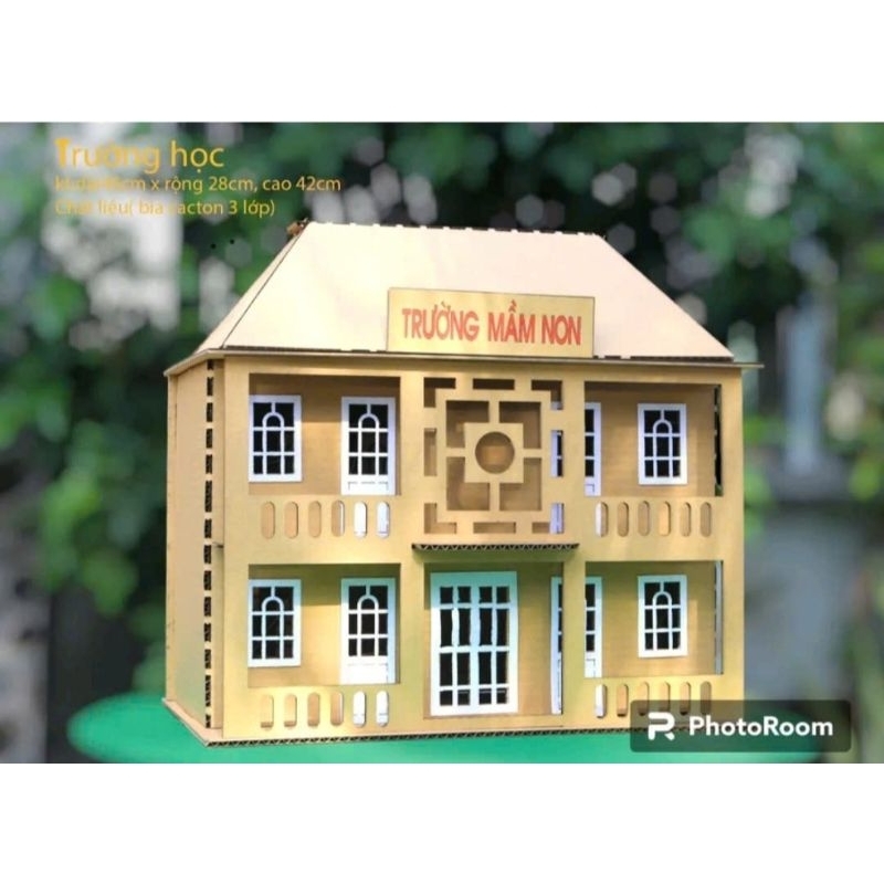 School - preschool, elementary school models made of 100% cardboard ...