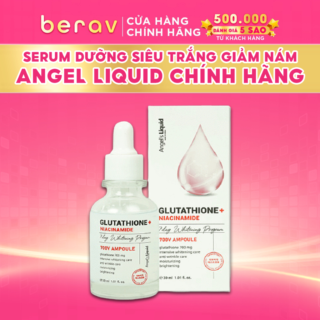 angel liquid glutathione ANGEL'S Niacinamide 700V-Ampoule 30ml Online in Australia All skin types SIZE angel's liquid glutathione one day