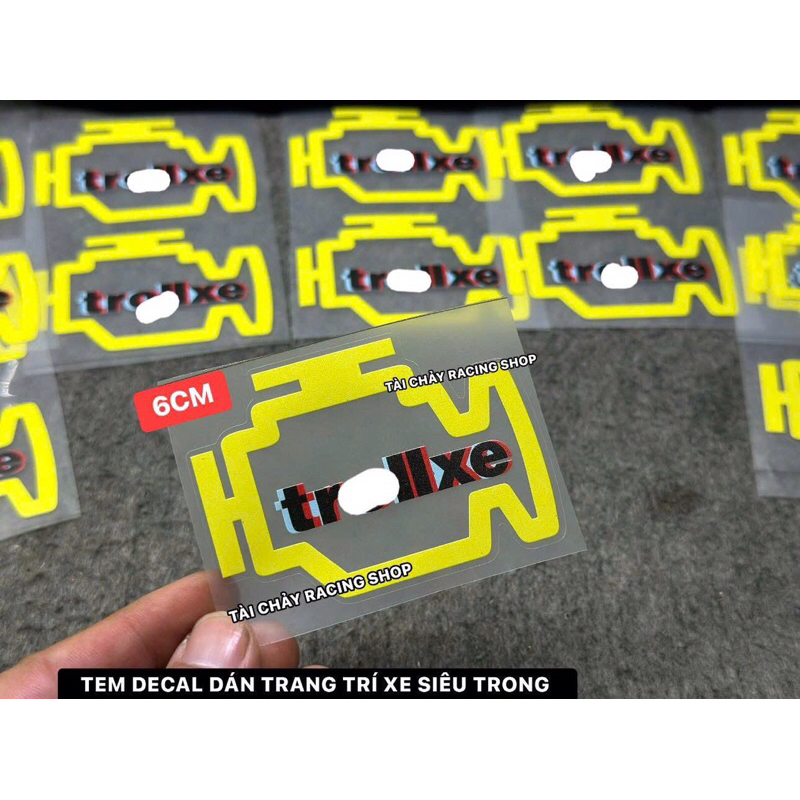 [ 1 STAMP ] SUPER CLEAR 6CM STICKER HIGH QUALITY CAR DECORATION STICKER ...