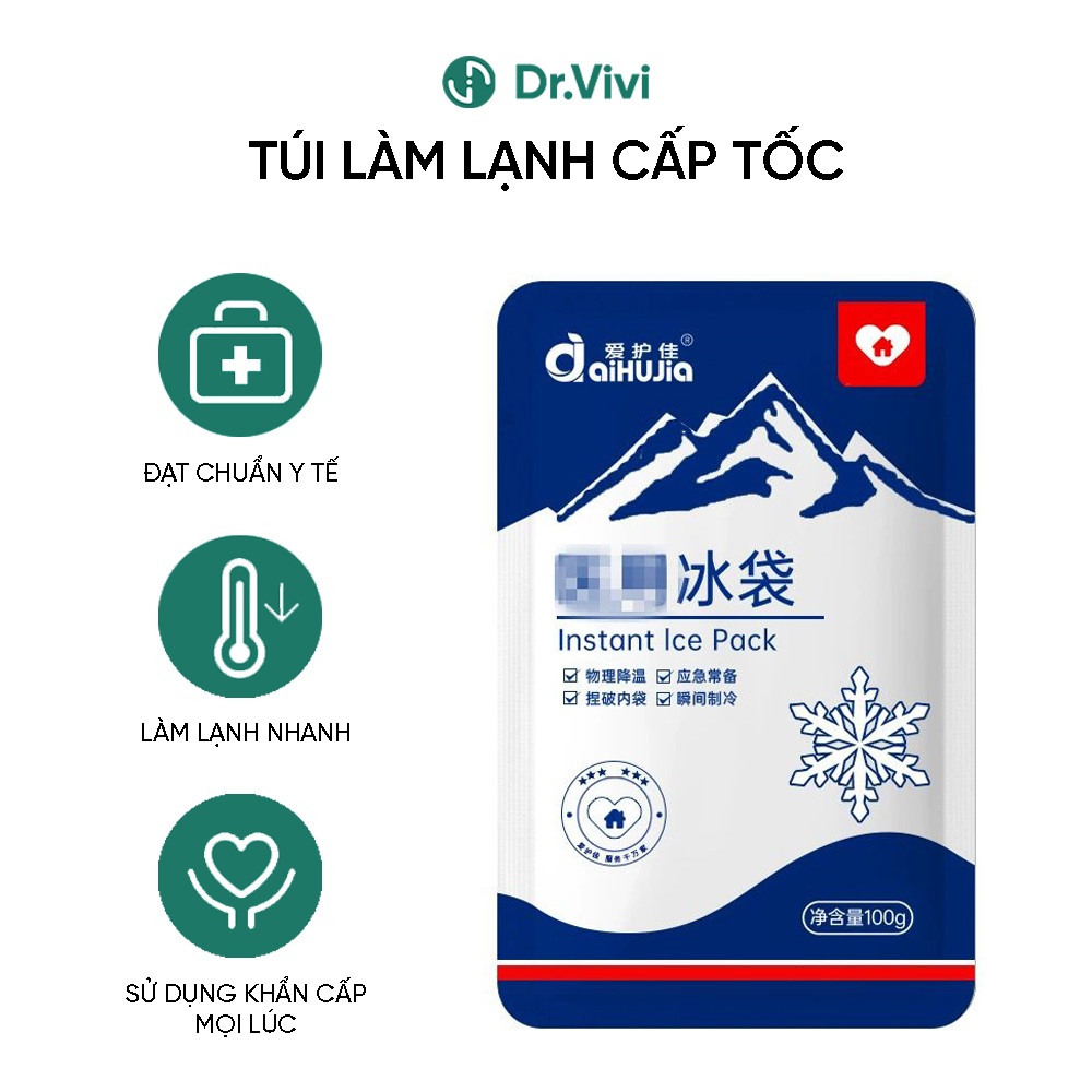 Instant Cold Pack, Fast Cooling Compressed Ice, Waterless Cold Pack, Ai ...