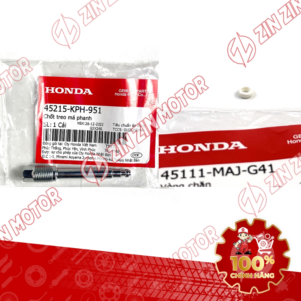 Genuine Wave Blade 110 2017 - 2025 45111-MAJ-G41 Front Brake Pad Seal ...