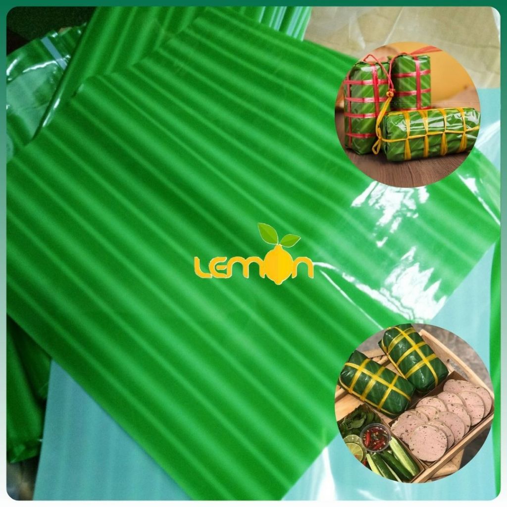 500g Fake banana leaves wrapped in pork rolls, spring rolls, sausages ...