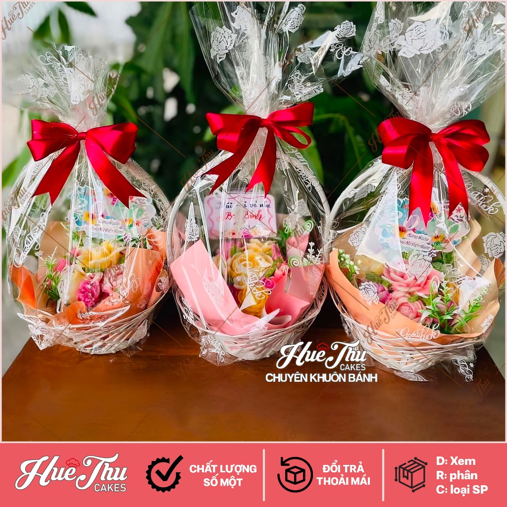 Combo of 10 18cm Plastic Baskets, Glass Covers, Red Ribbons for fruit ...