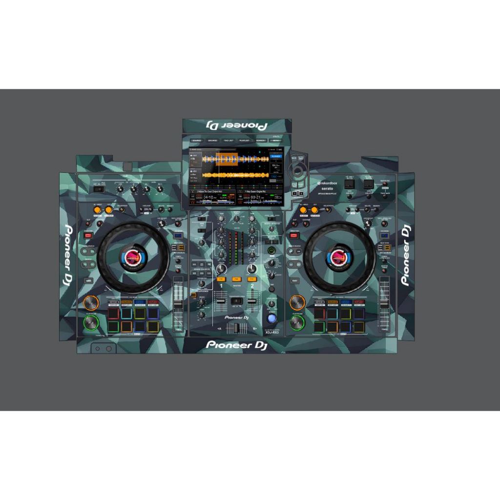 Fire Express ] DJ Desk Sticker Skin (A9) (XDJ RR / RX / RX2 / RX3 / XZ ...