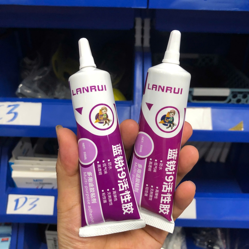 Lanrui I9 Nano Glue (Black/Clear) for multi-function phone stickers ...