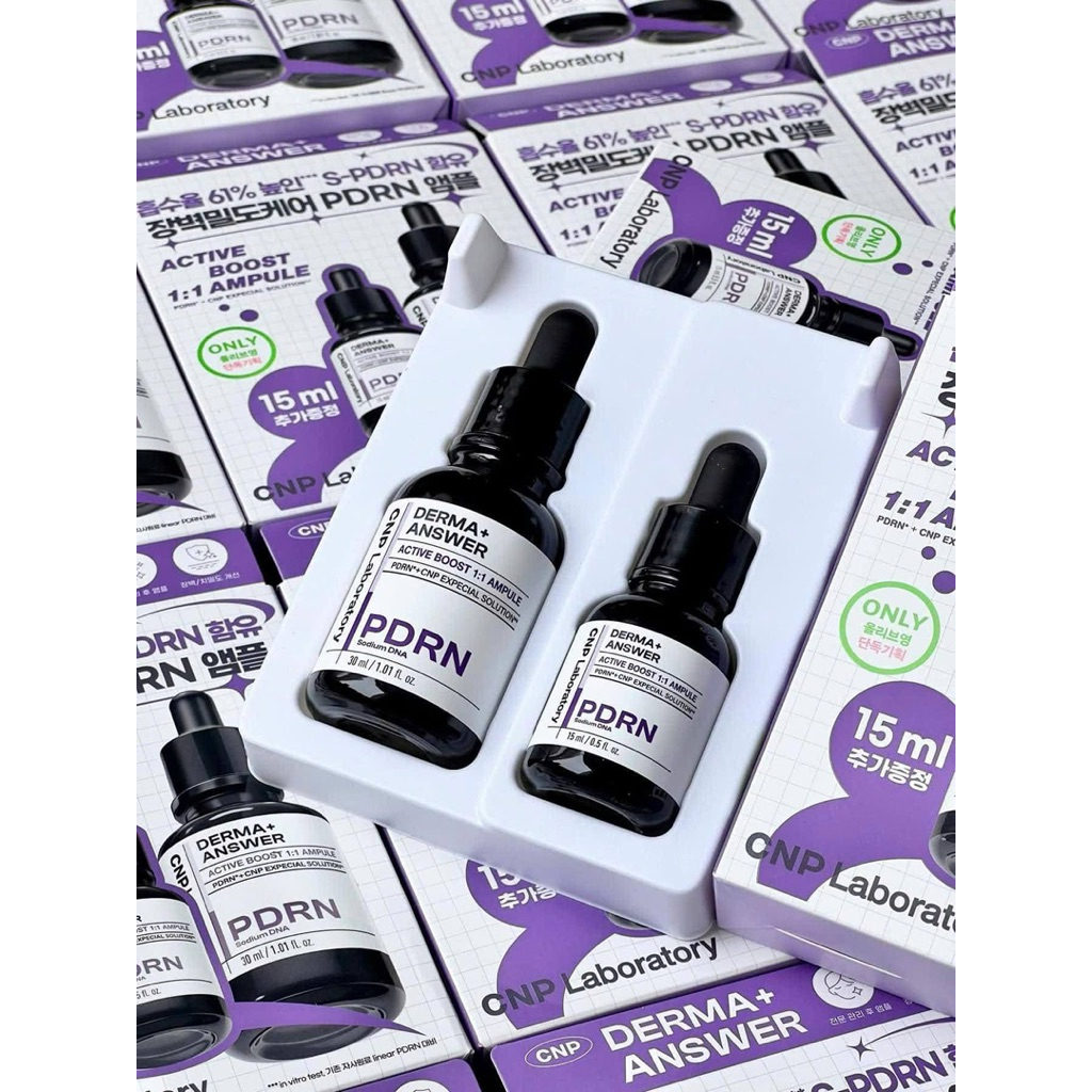 PDRN Derma Answer Active Boost Ampule CNP Laboratory Skin Brightening ...