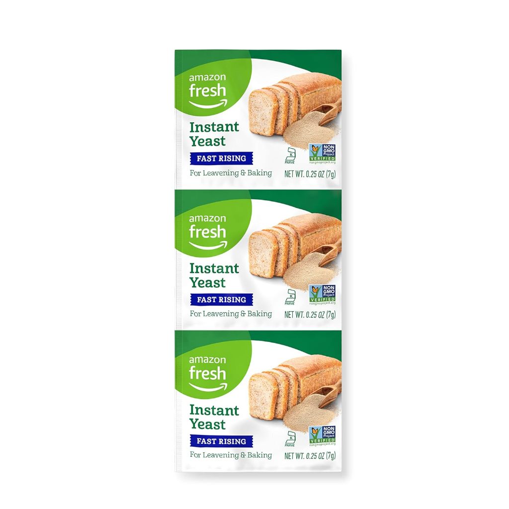 COMBO 3 PACKAGES OF Amazon Fresh Fast Rise / Active Dry Yeast POWDER ...