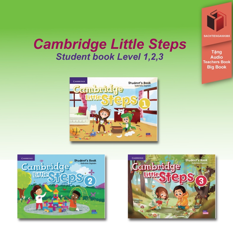 Book - Cambridge Little Steps - Student Book color print - Free audio ...