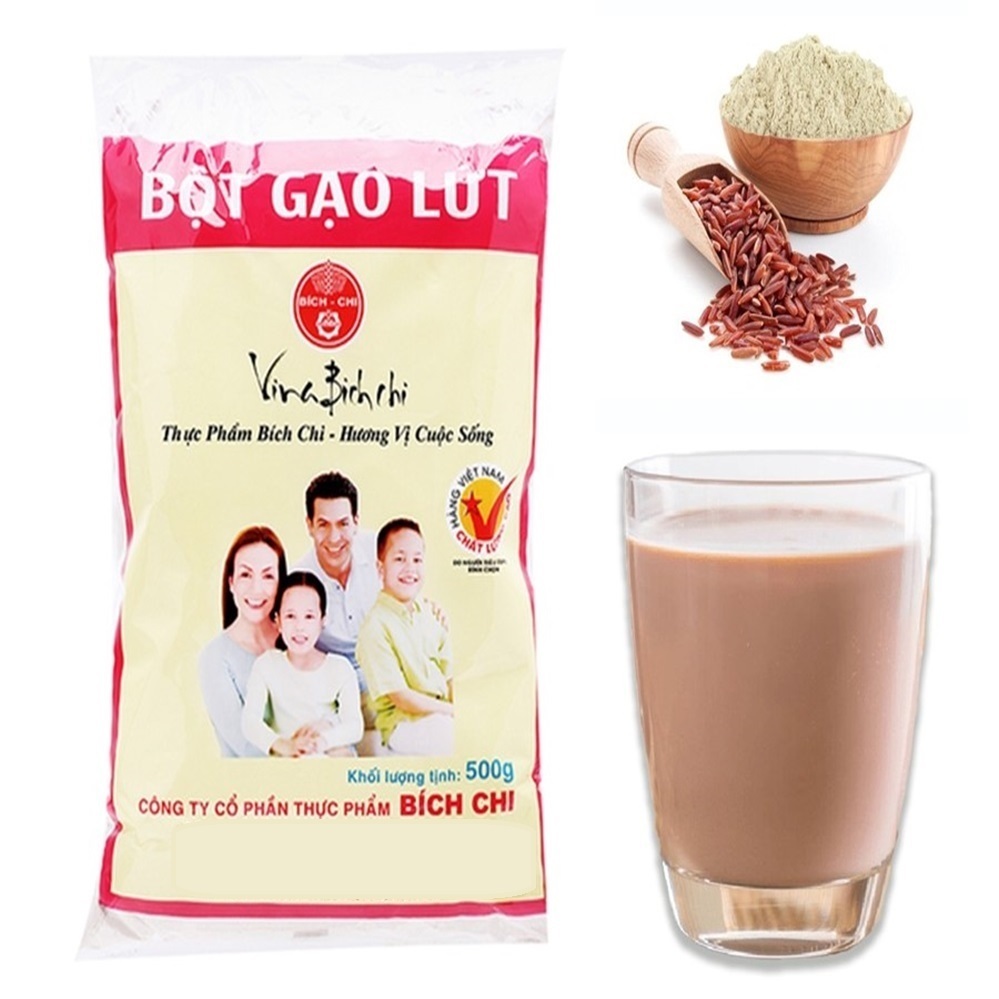 PACKAGE 500g + PURE BROWN Rice POWDER Original Unpolished Rice | Shopee ...