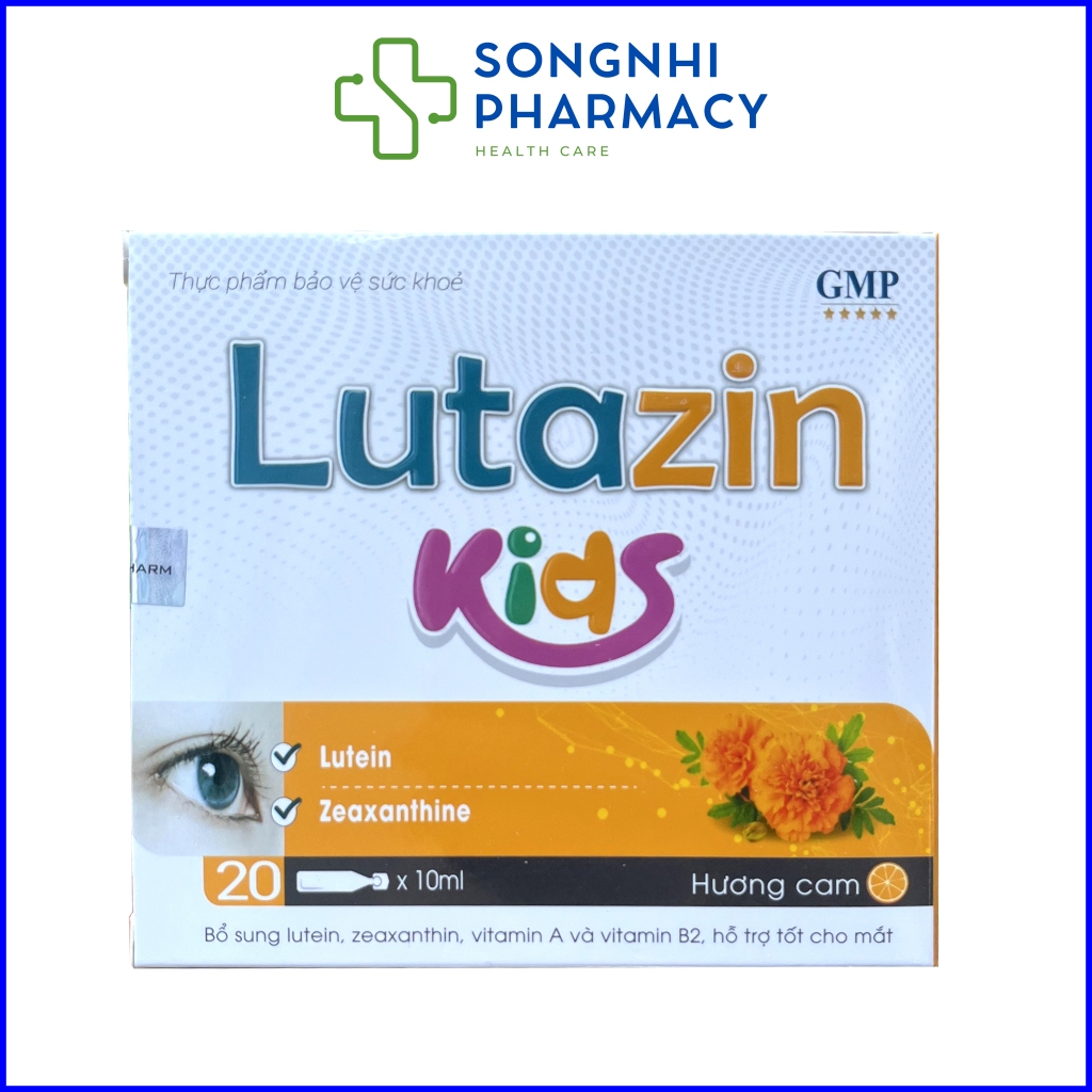 LUTAZIN KIDS Children's Eye Syrup Box of 20 Tubes of 10ml | Shopee ...