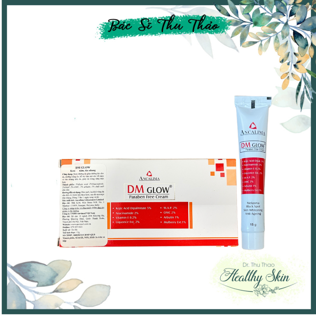 [15g] Ancalima DM Glow cream to help improve dark spots, melasma, and ...