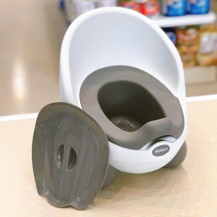 BEAR SHAPE potty for babies to use the toilet with backrest, safe and ...