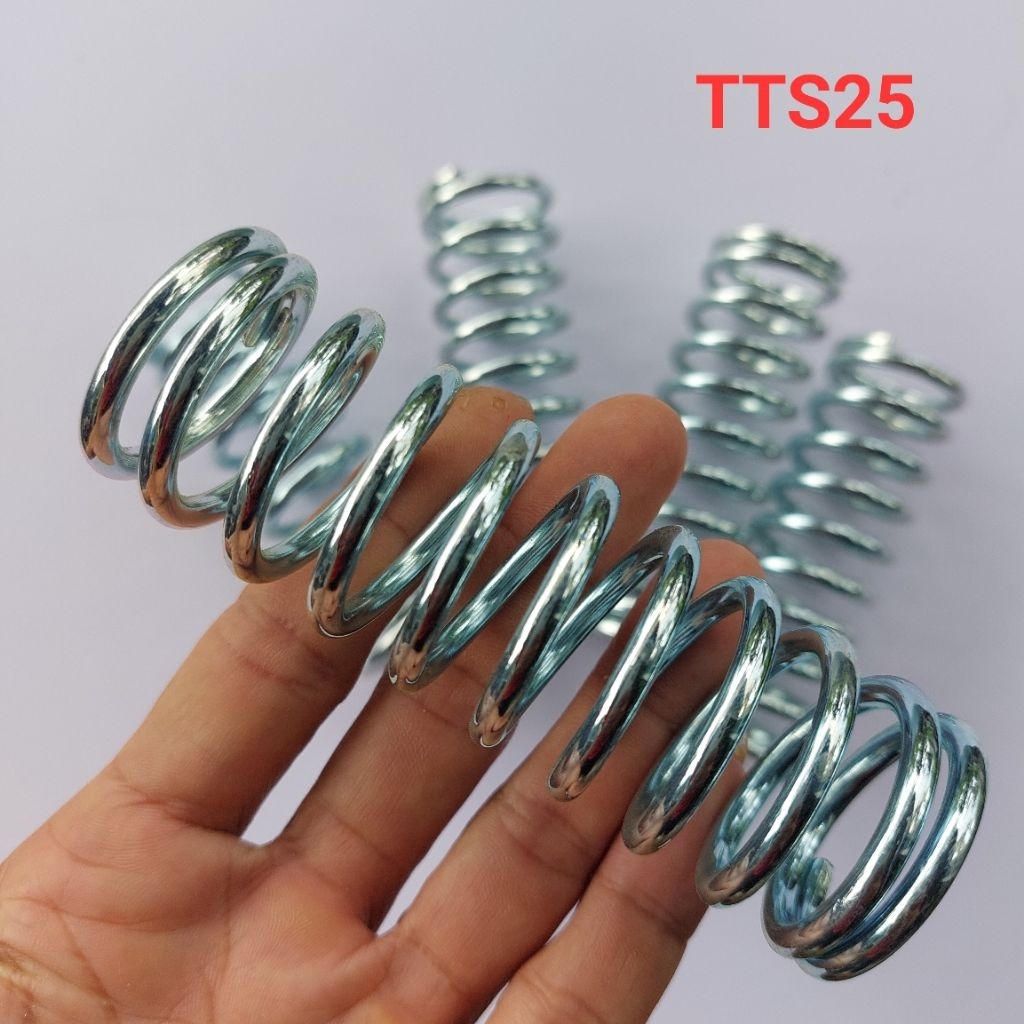 XO 34mm non-plated compression spring, 4mm thread, 100mm long | Shopee ...