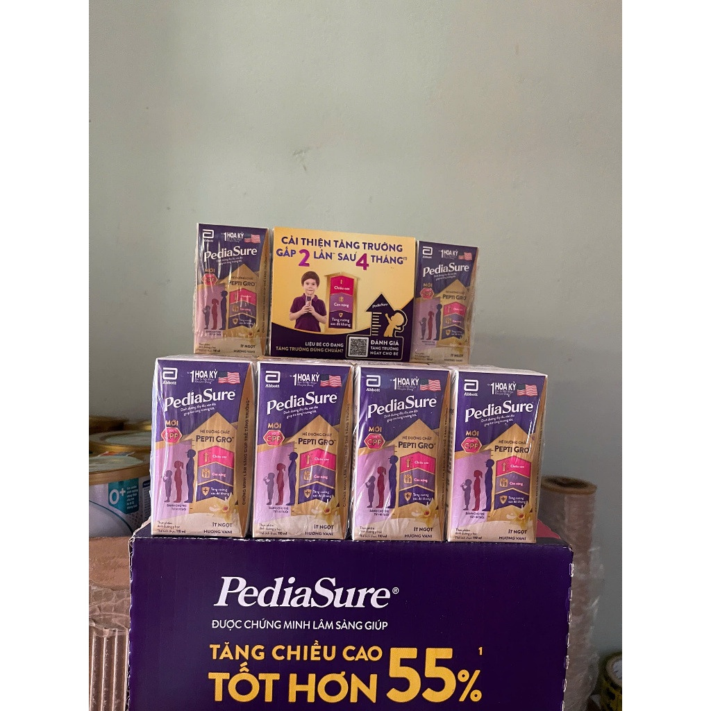 Pediasure Vanilla Liquid Milk 110ml/box new model date 07/2026 - 1 lot ...