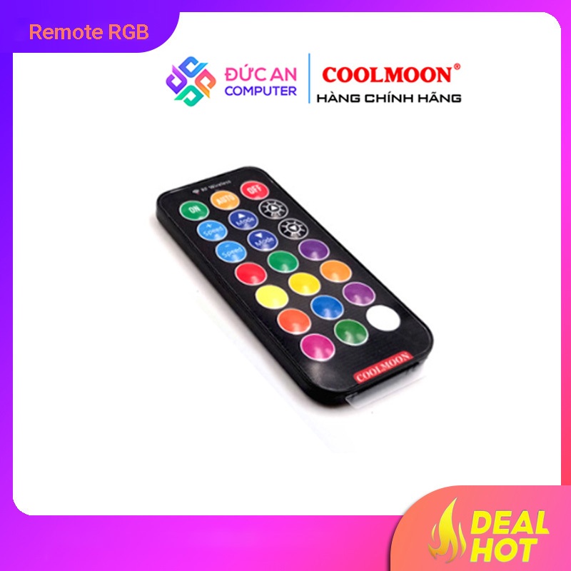 Coolmoon RGB Led Fan Hub Remote Control (6 Pin RGB Hub Control) Fan Hub ...