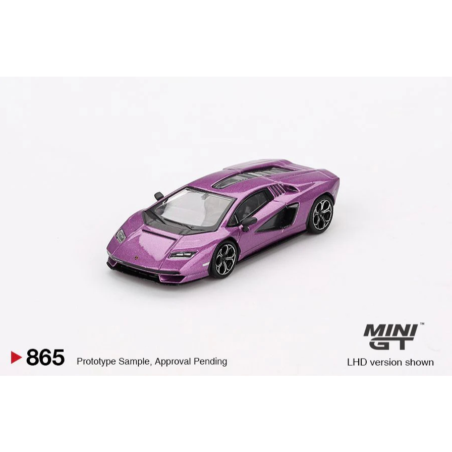Lamborghini Countach LPI 800-4 Viola 30th MiniGT Model Car - MGT00865 ...