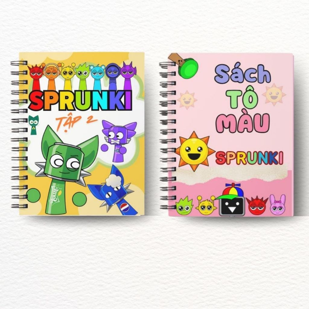 Sprunki Coloring Book Volume 1 + Volume 2, Sprunki Coloring Book, Many ...