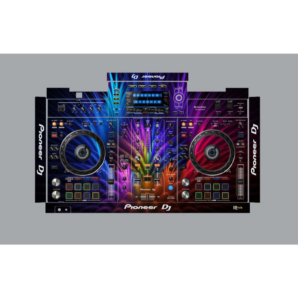 Fire Express - DJ Desk Sticker Skin (D19) (XDJ RR / RX / RX2 / RX3 / XZ ...