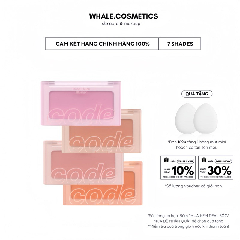 (Code Glokolor) Code Glokolor Mood Touch Blusher (4g) | Shopee Philippines