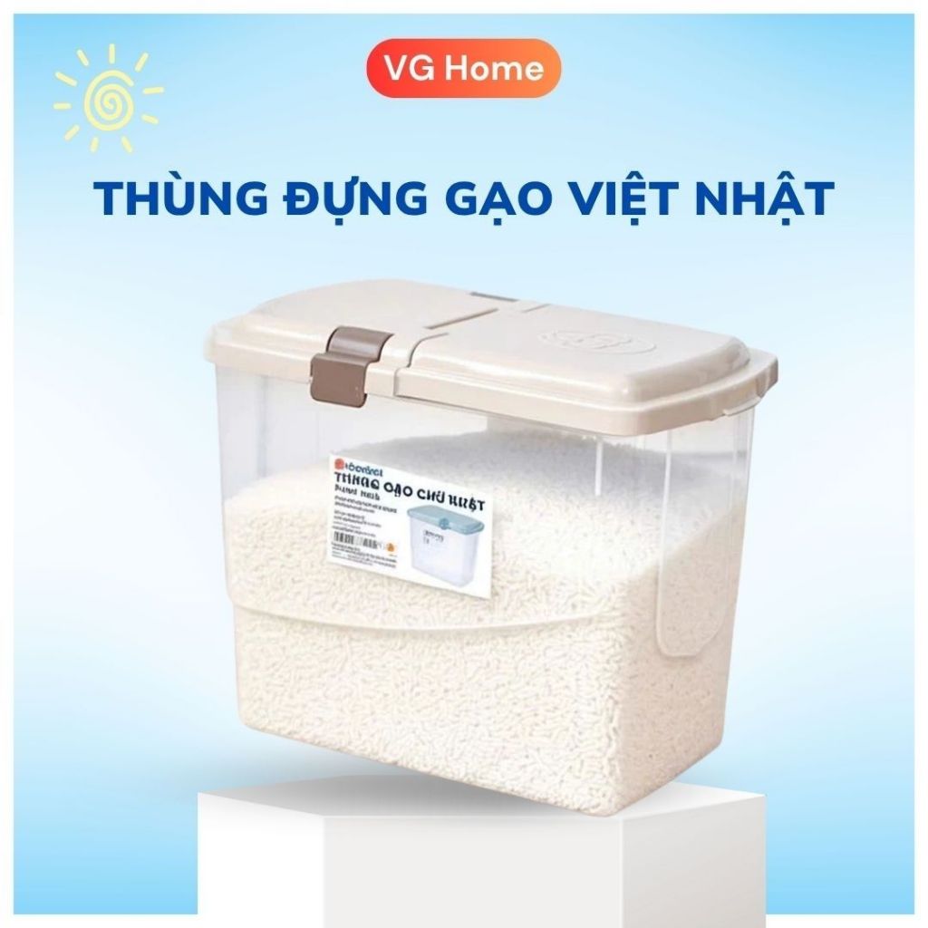 VG_Home Viet Nhat Rectangular Rice Container 15kg - 5355 - Rice ...