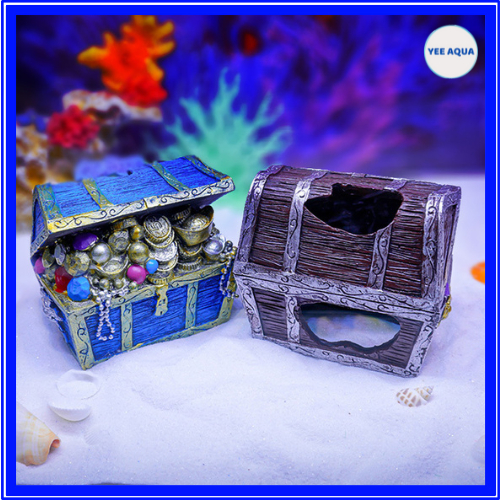 Treasure Chest Model Decorating Fish Tanks, Aquariums, Shrimp Tanks ...