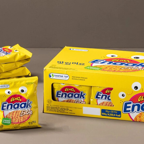 Box of 24 Snack Packs, ENAAK Indonesian Noodles / instant children's ...