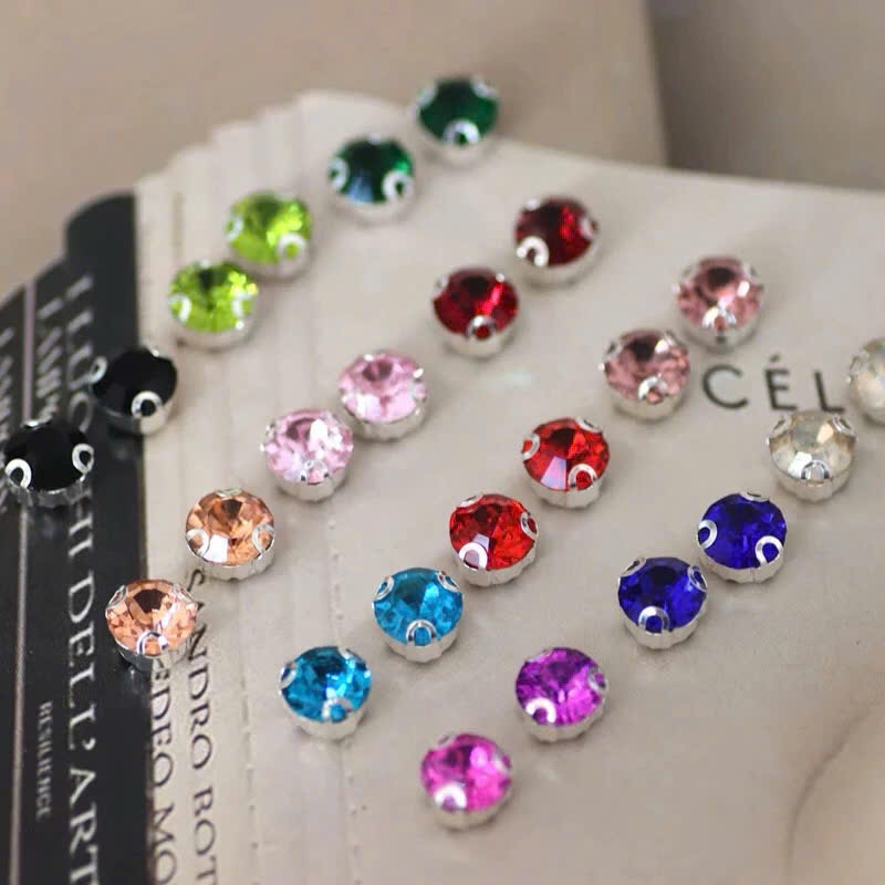100 multi-colored premium locust stones 4mm, 5mm, 6mm | Shopee Philippines