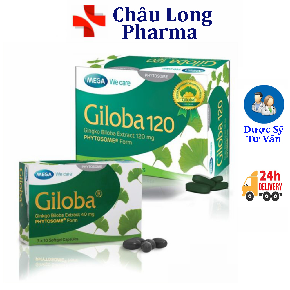 Giloba 40mg/120mg Ginkgo Biloba tablets circulate brain blood, improve ...