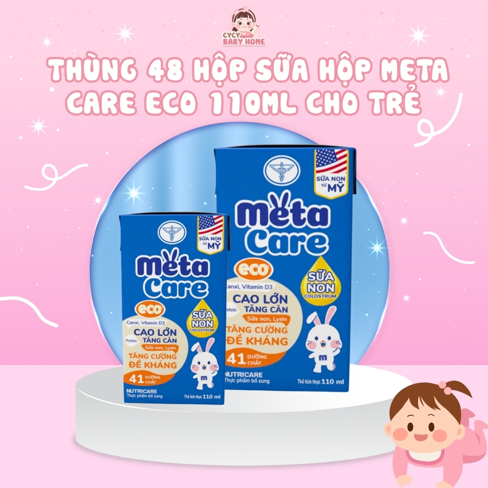Carton of 48 Boxes of Metacare Eco Ready-to-Drink Milk 110ml for Brain ...